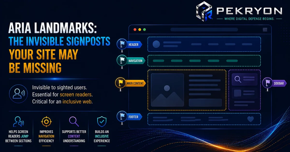 ARIA Landmarks: The Invisible Map of Your Site
