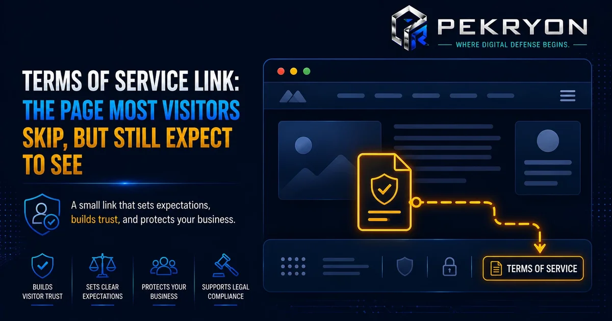 Terms of Service Link: The Quiet Safety Net